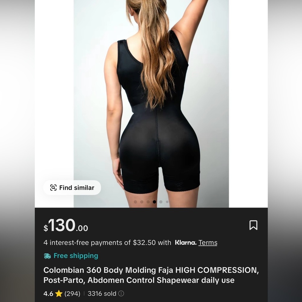 Yeraldy 100% Columbian full body faja